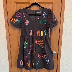 NWT blue b. Collection western dress